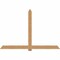 Ekena Millwork Eugene Smooth Timber Gable Bracket, Western Red Cedar, 96"W x 64"H x 3 1/2"D x 5 1/2"F, 16/12 Pitch GBW096X64X0406EUG00SWR - alternate 1